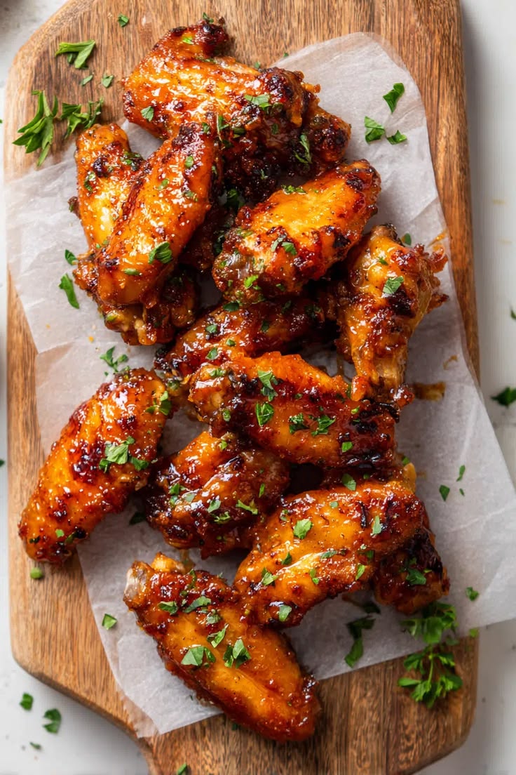 Spicy fried chicken wings